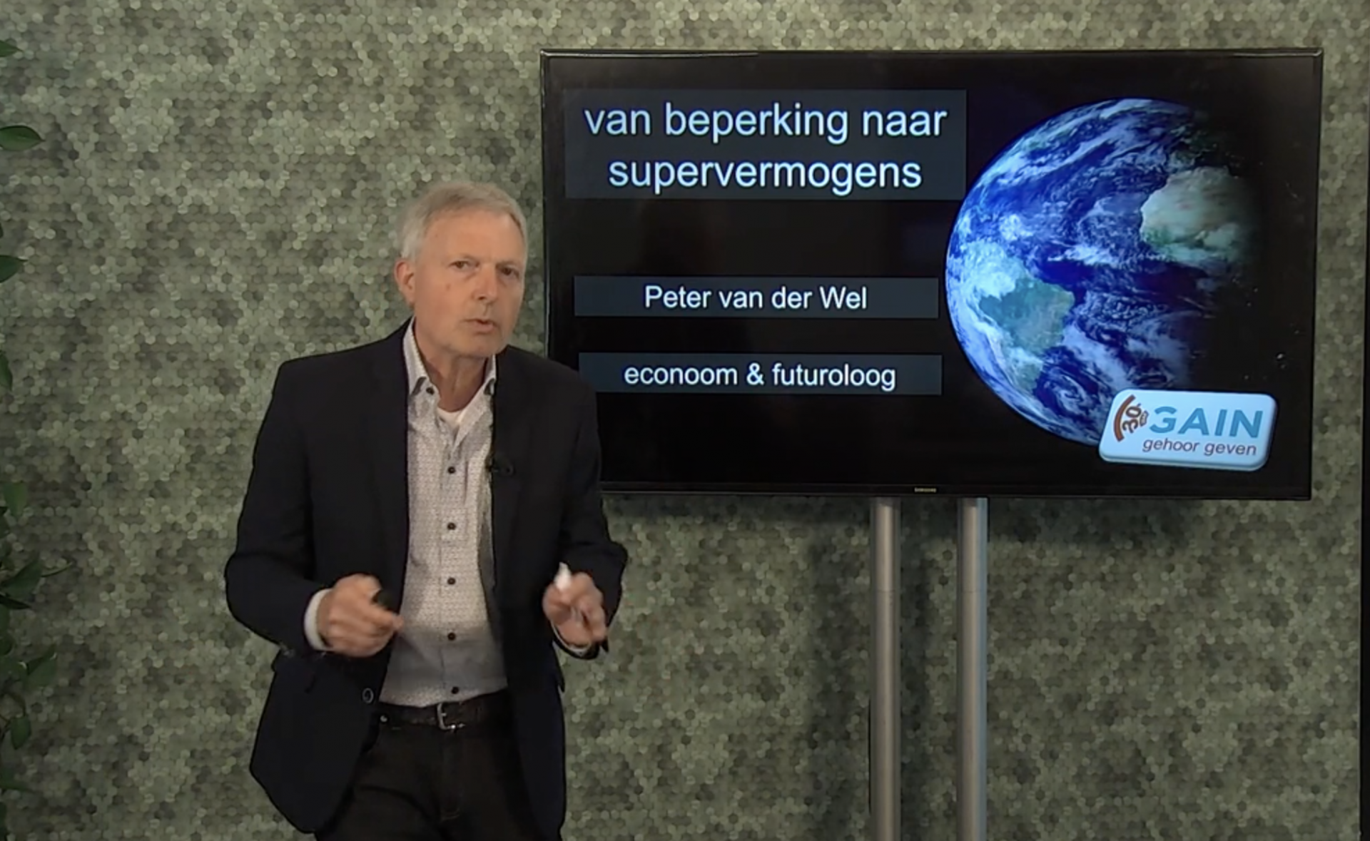 Peter van der Wel futuroloog GAIN event toekomst